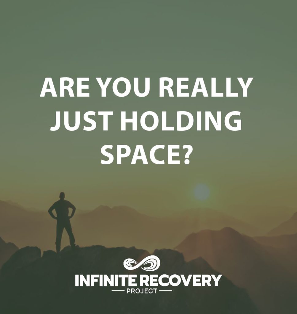 Are you really just HOLDING SPACE